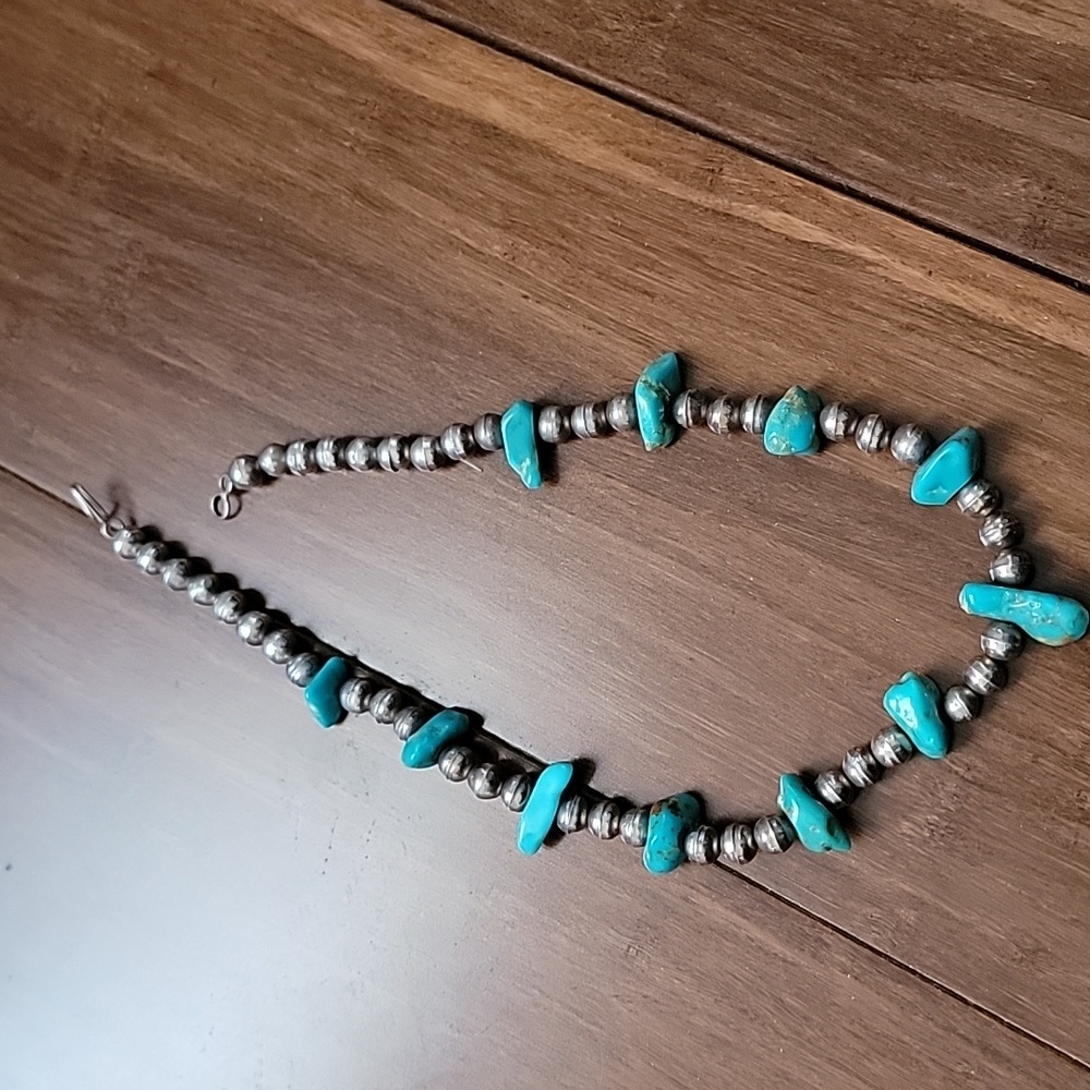 Turquoise and Silver necklace